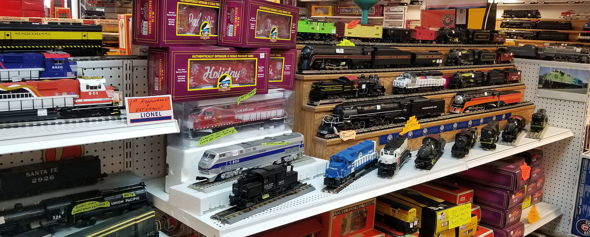 O-gauge model trains